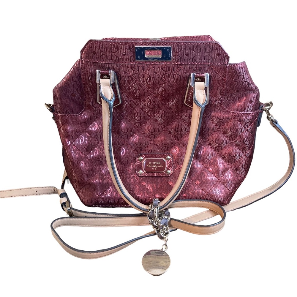 Guess crossbody/shoulder/ handbag maroon red